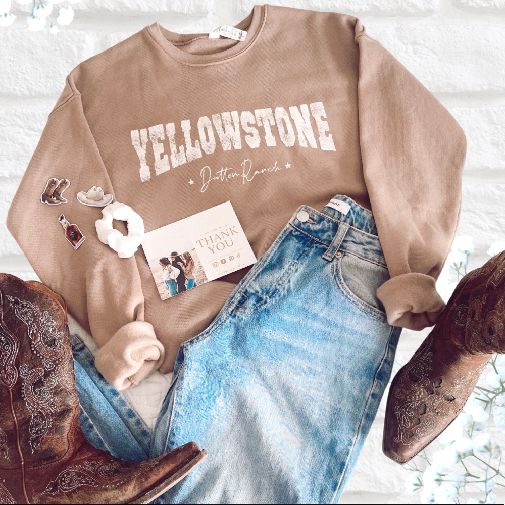Tan Yellowstone Sweater
